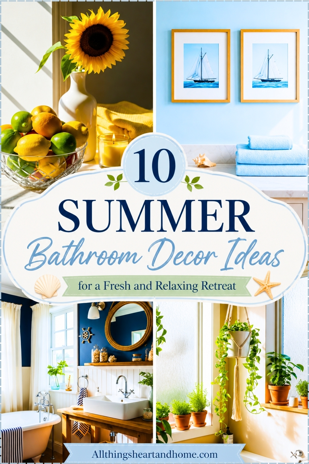 Summer Bathroom Decor Ideas for a Fresh and Relaxing Retreat