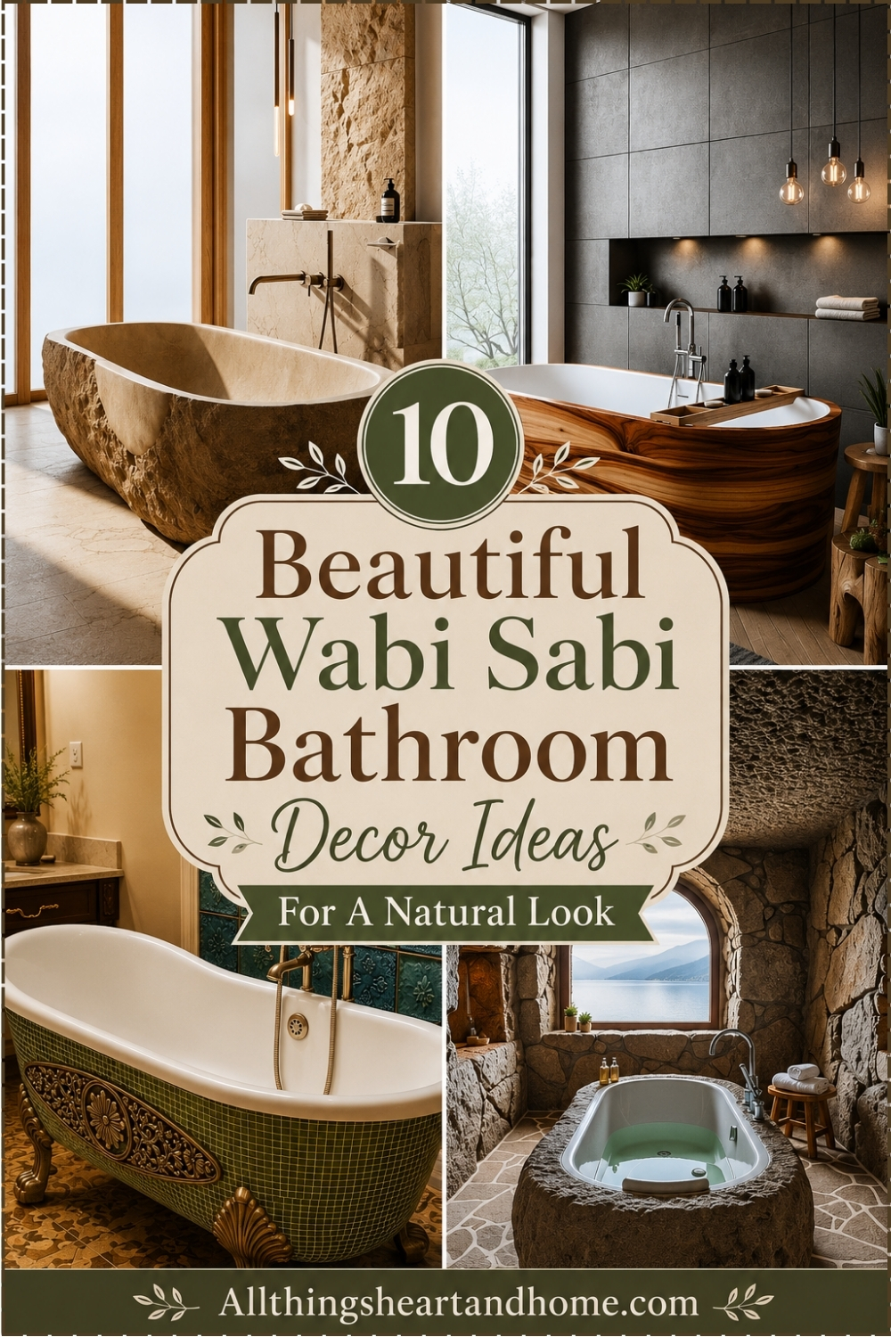 10 Beautiful Wabi Sabi Bathroom Decor Ideas For A Natural Look