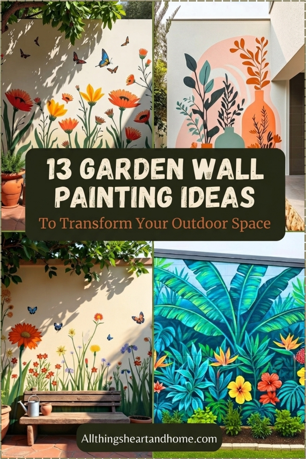13 Garden Wall Painting Ideas to Transform Your Outdoor Space