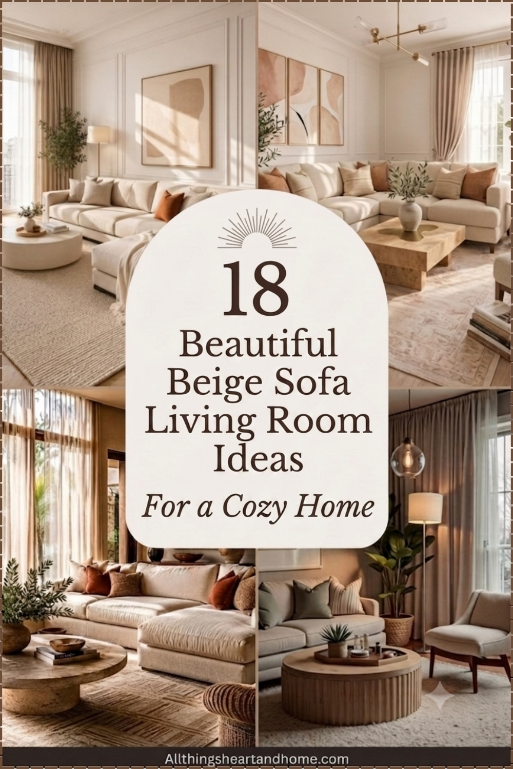 18 Beautiful Beige Sofa Living Room Ideas for a Cozy Home