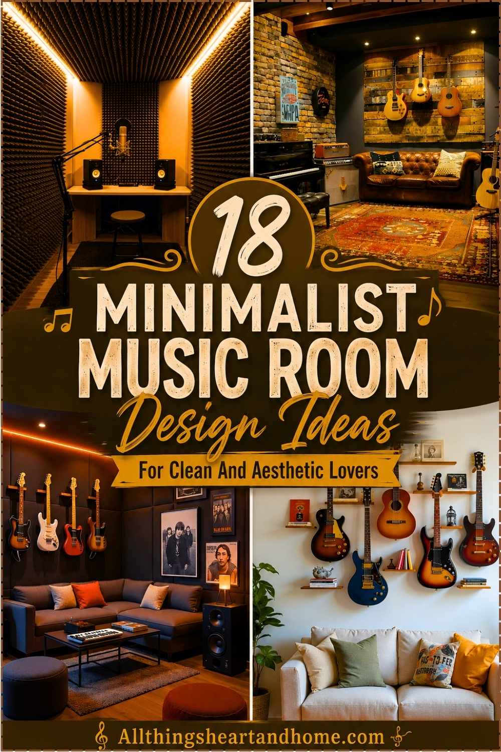 18 Minimalist Music Room Design Ideas For Clean And Aesthetic Lovers