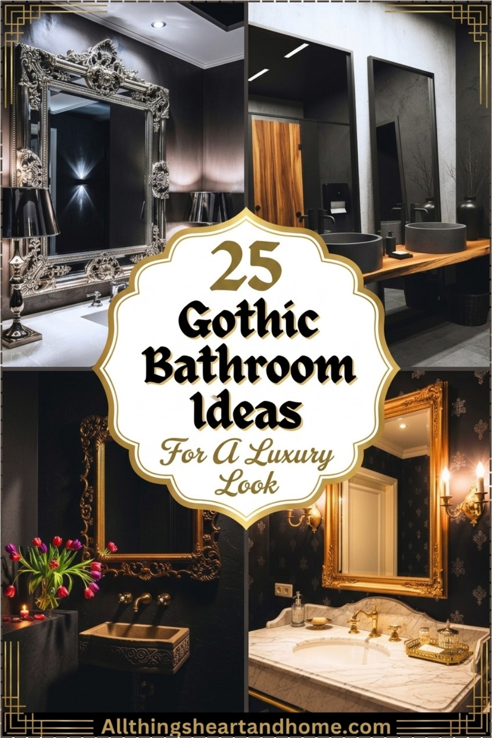 Gothic Bathroom Ideas For A Luxury Look