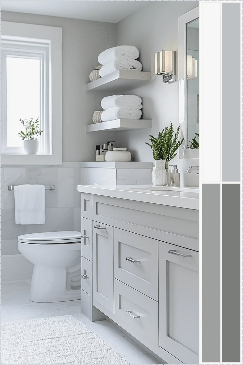 Light Gray Bathroom Palette