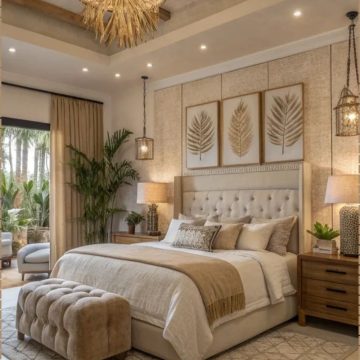 Warm Coastal Boho Bedroom