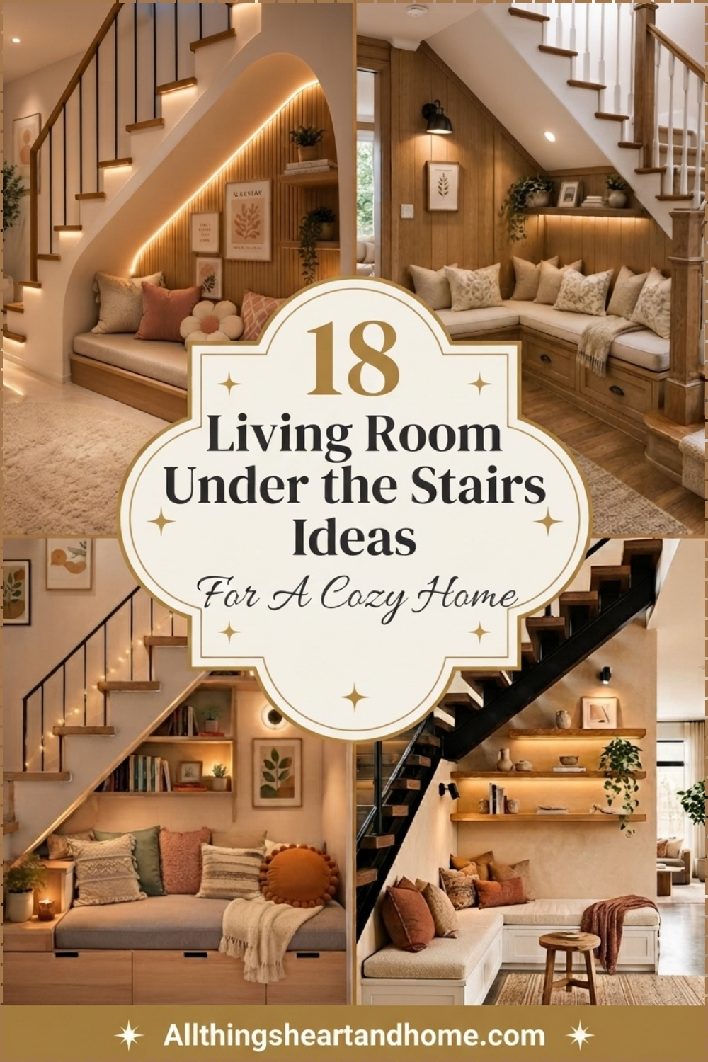 iving Room Under the Stairs Ideas for a Cozy Home