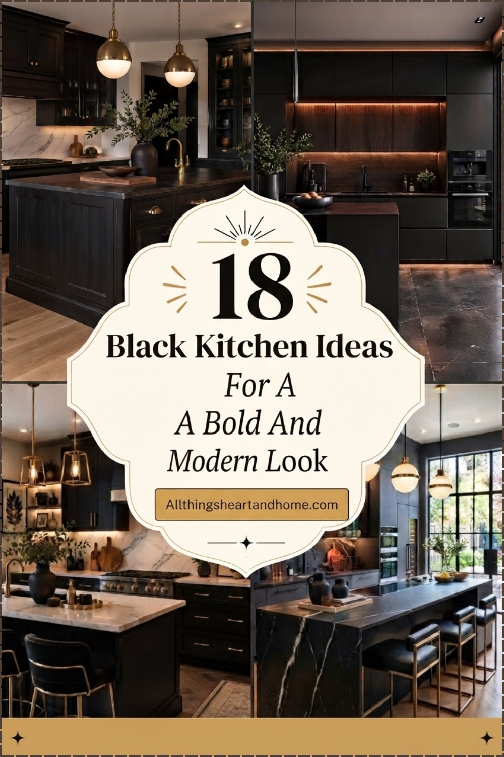 lack Kitchen Ideas for a Bold and Modern Look