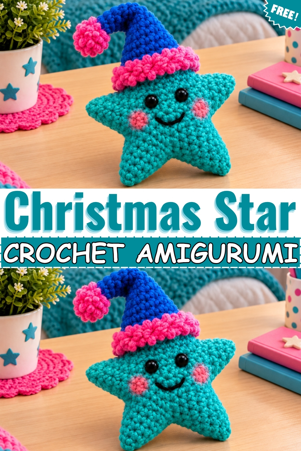 CROCHET AMIGURUMI Christmas Star