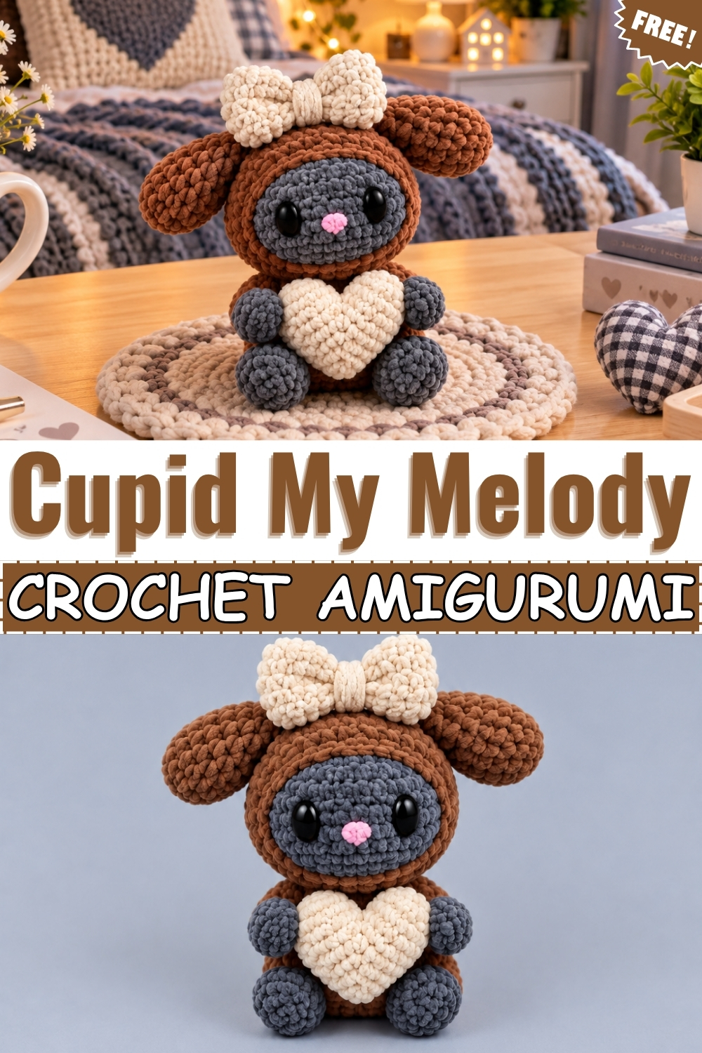 CROCHET AMIGURUMI Cupid My Melody