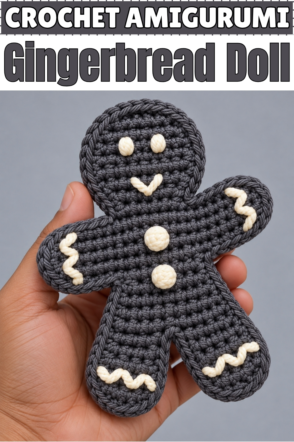 CROCHET AMIGURUMI Gingerbread Doll