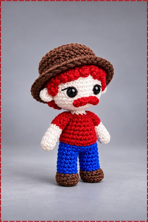 Copy of Crochet Crochet Don Ramon Doll 3