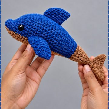 Copy of Crochet Dolphin Amigurumi Winter 1