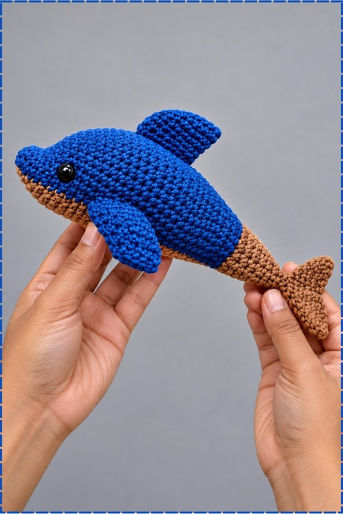 Copy of Crochet Dolphin Amigurumi Winter 1