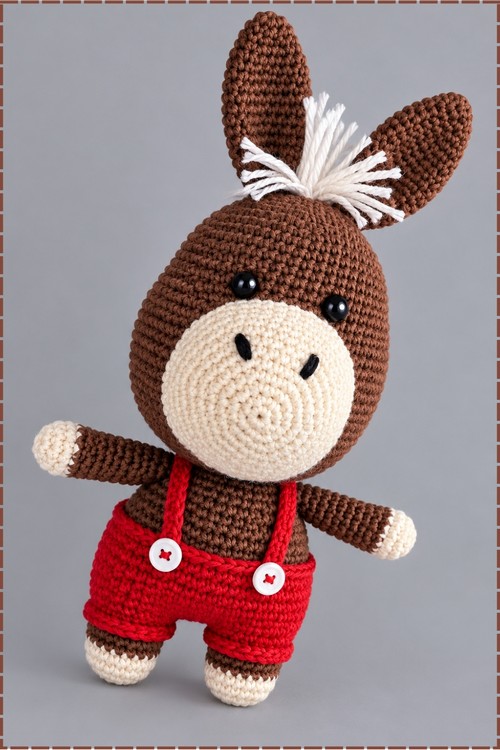 Copy of Crochet Donkey Amigurumi 4