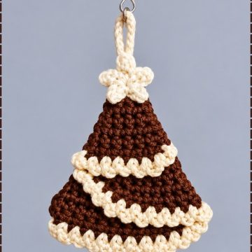 Crochet Christmas Tree Ornament 1