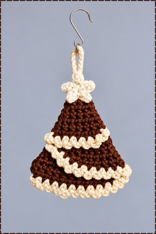 Crochet Christmas Tree Ornament 1