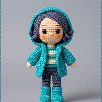 Crochet Coraline Amigurumi Doll 1