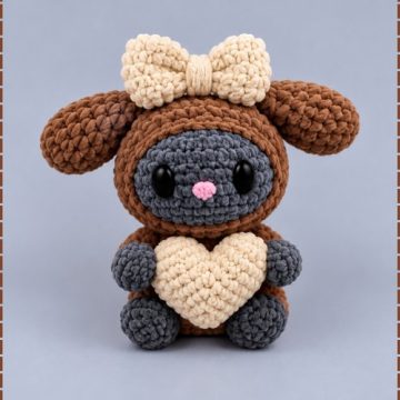 Crochet Cupid My Melody Amigurumi 1