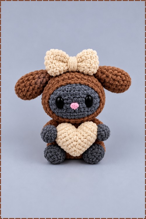 Crochet Cupid My Melody Amigurumi 1