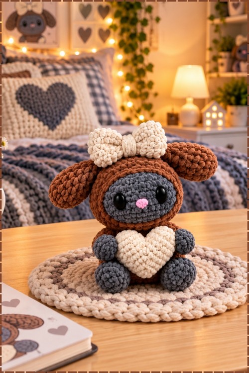 Crochet Cupid My Melody Amigurumi 2
