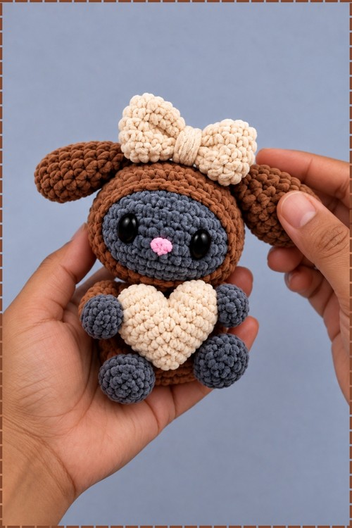 Crochet Cupid My Melody Amigurumi 3