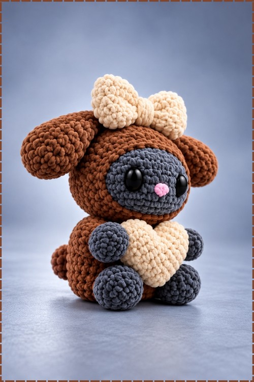 Crochet Cupid My Melody Amigurumi 4