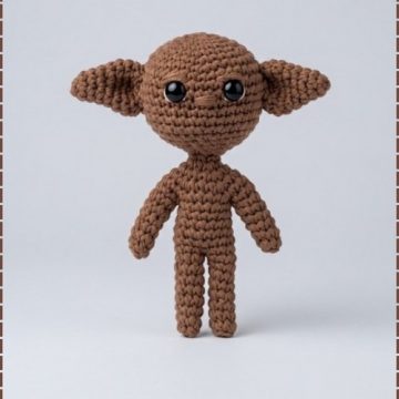 Crochet Dobby Inspired Amigurumi 3