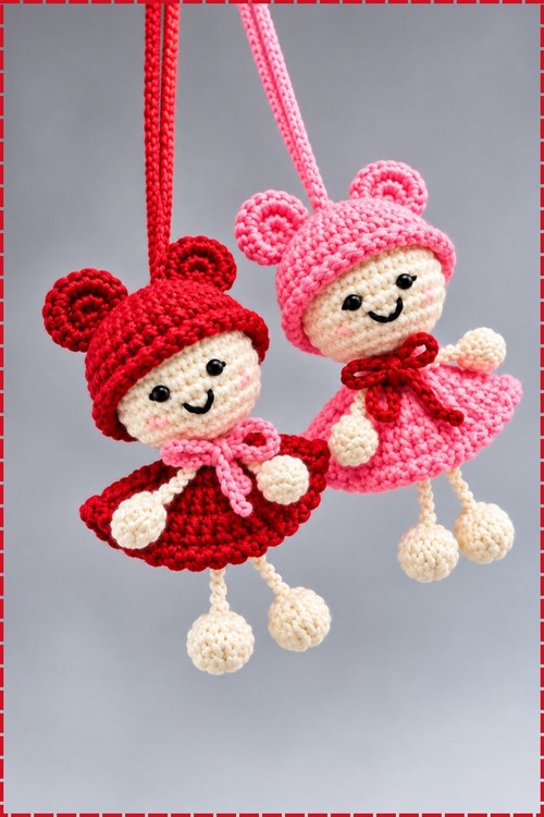 Crochet Doll Bag Charm 2