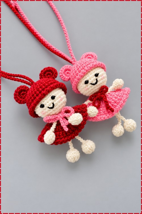 Crochet Doll Bag Charm 3