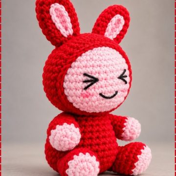 Crochet Doll Keychain Amigurumi 1