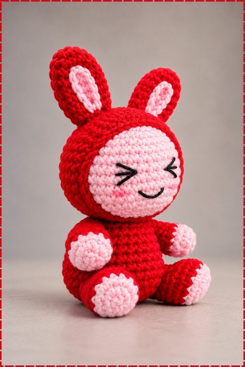 Crochet Doll Keychain Amigurumi 1