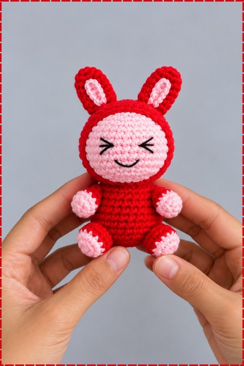 Crochet Doll Keychain Amigurumi 4