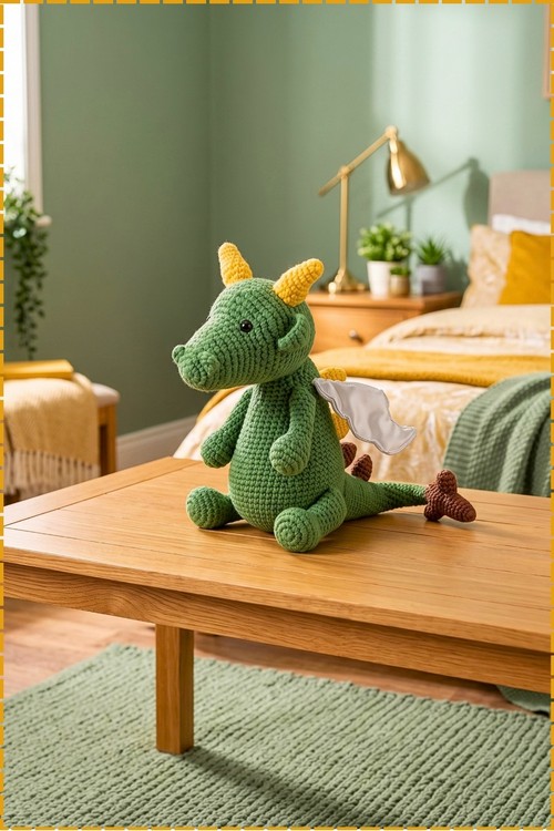 Crochet Dragon Amigurumi Plushie 3