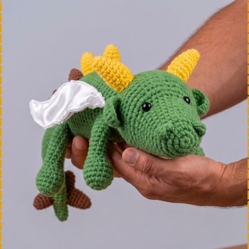 Crochet Dragon Amigurumi Plushie