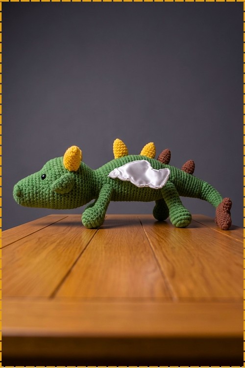 Crochet Dragon Amigurumi Plushie 4