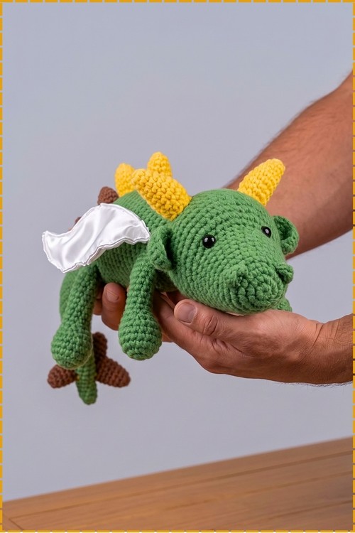 Crochet Dragon Amigurumi Plushie