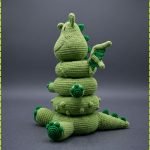 Crochet Dragon Stacker Toy Amigurumi 4 (1)