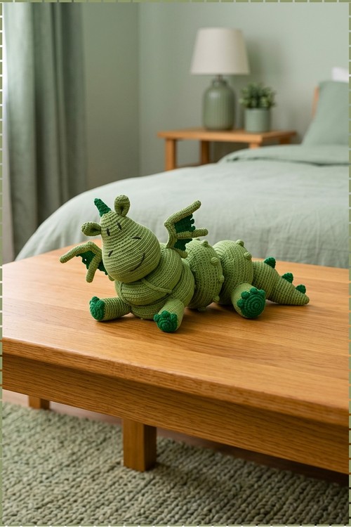 Crochet Dragon Stacker Toy Amigurumi 4