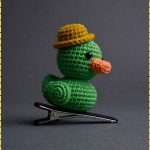 Crochet Duck Amigurumi Hair Clip 1