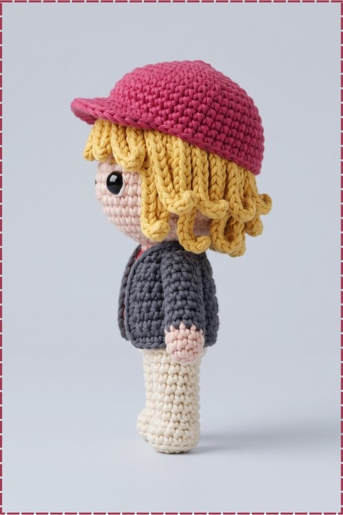 Crochet Dustin Doll Amigurumi 4