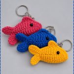 Crochet Fish Keychain 1