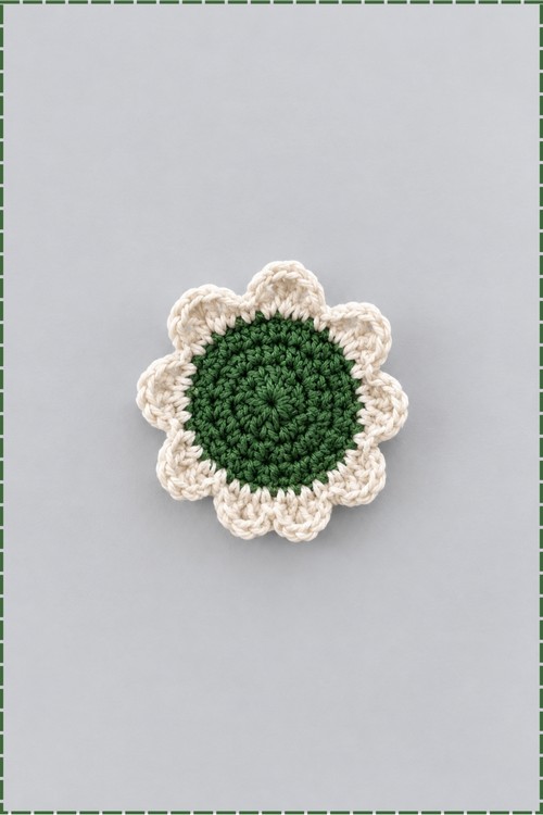 Crochet Flower Dish Scrubbie 1