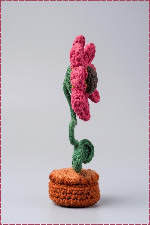 Crochet Flower Pot 4