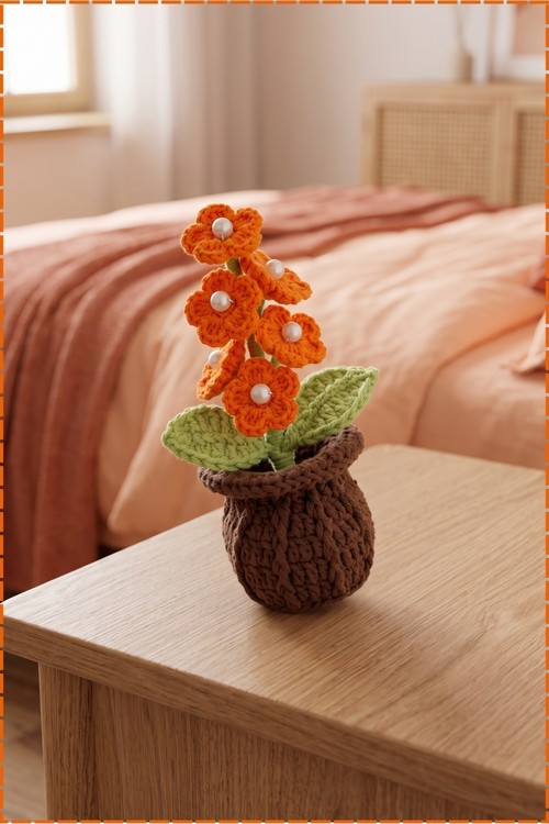 Crochet Gorgeous Flower Vase 2