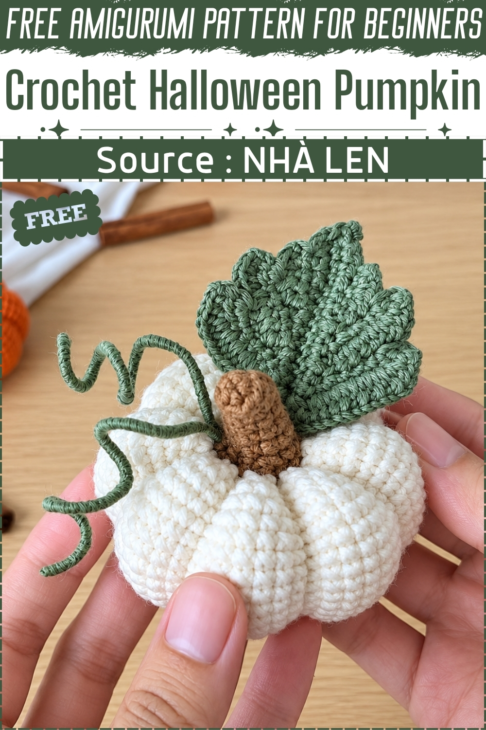 Crochet Halloween Pumpkin