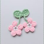 Crochet Woolen Flower Hair Clip 4