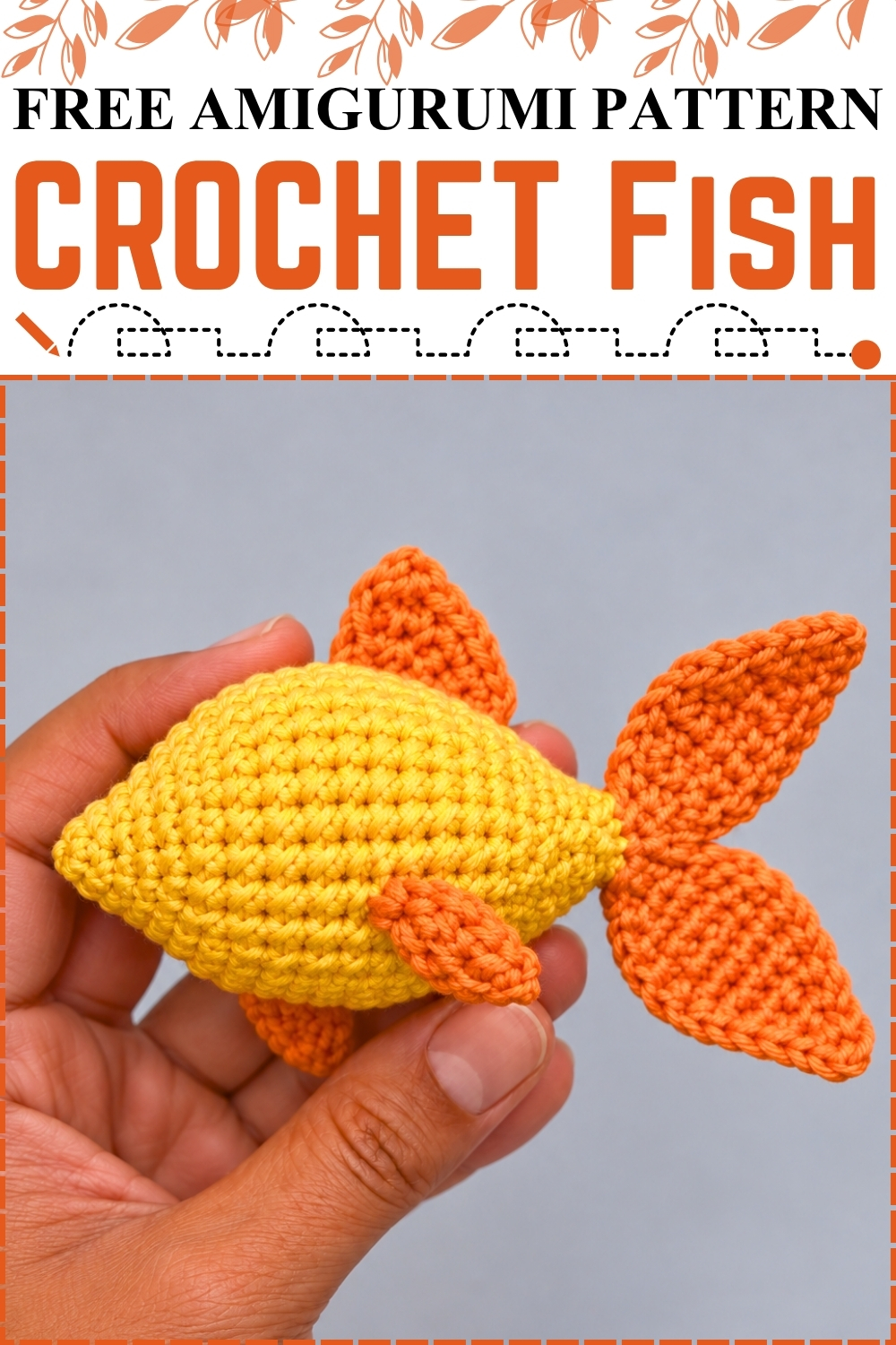 Easy FREE AMIGURUMI CROCHET Fish