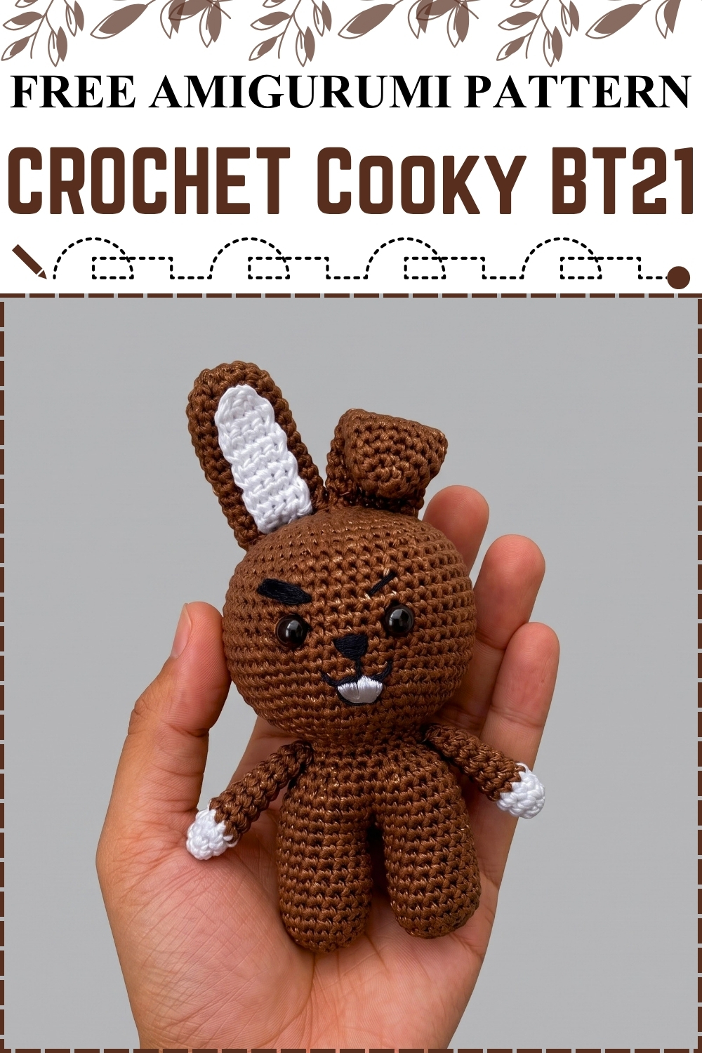 FREE AMIGURUMI CROCHET Cooky BT21