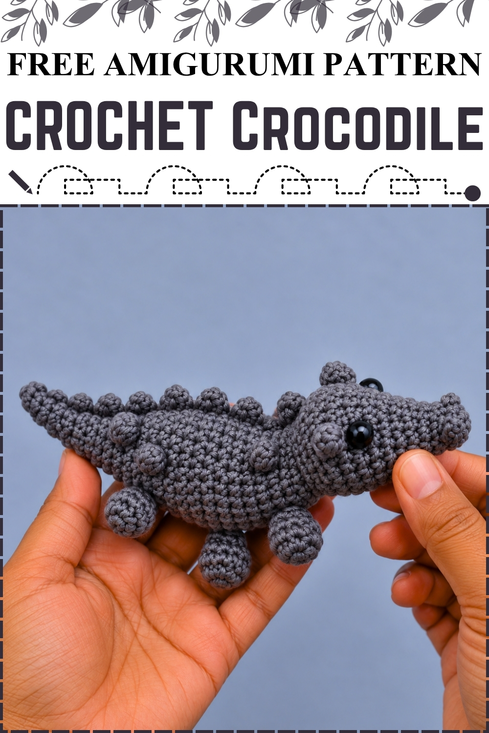 FREE AMIGURUMI CROCHET Crocodile