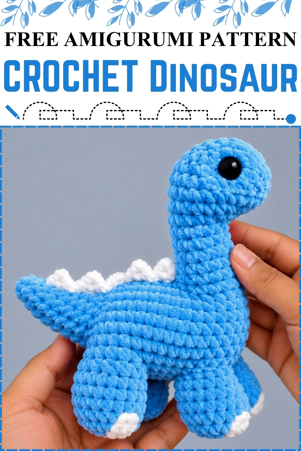 FREE AMIGURUMI CROCHET Dinosaur (1)