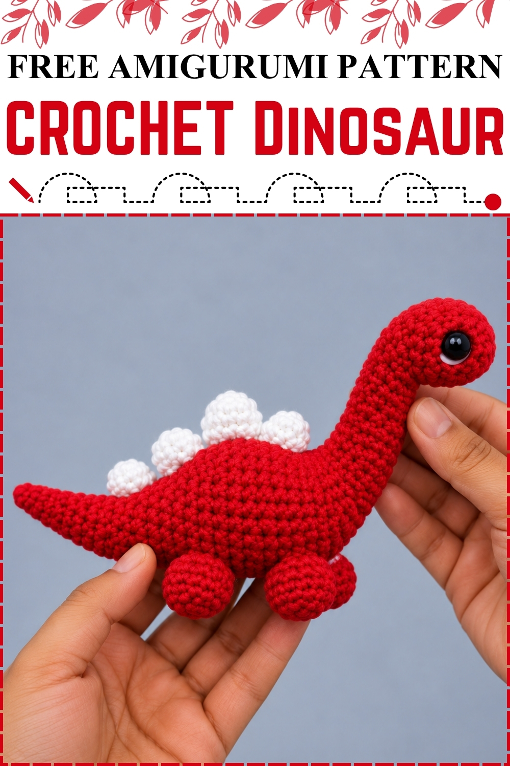 FREE AMIGURUMI CROCHET Dinosaur